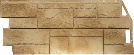 Фасадные панели FineBer Серия «Камень природный» Песочный